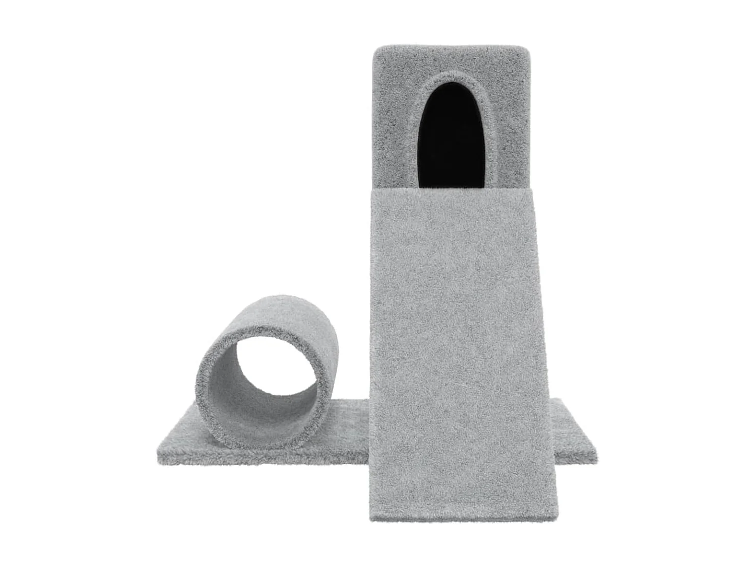 Patrick-Paul  Arbre à chat avec griffoir en sisal Gris clair 59 cm