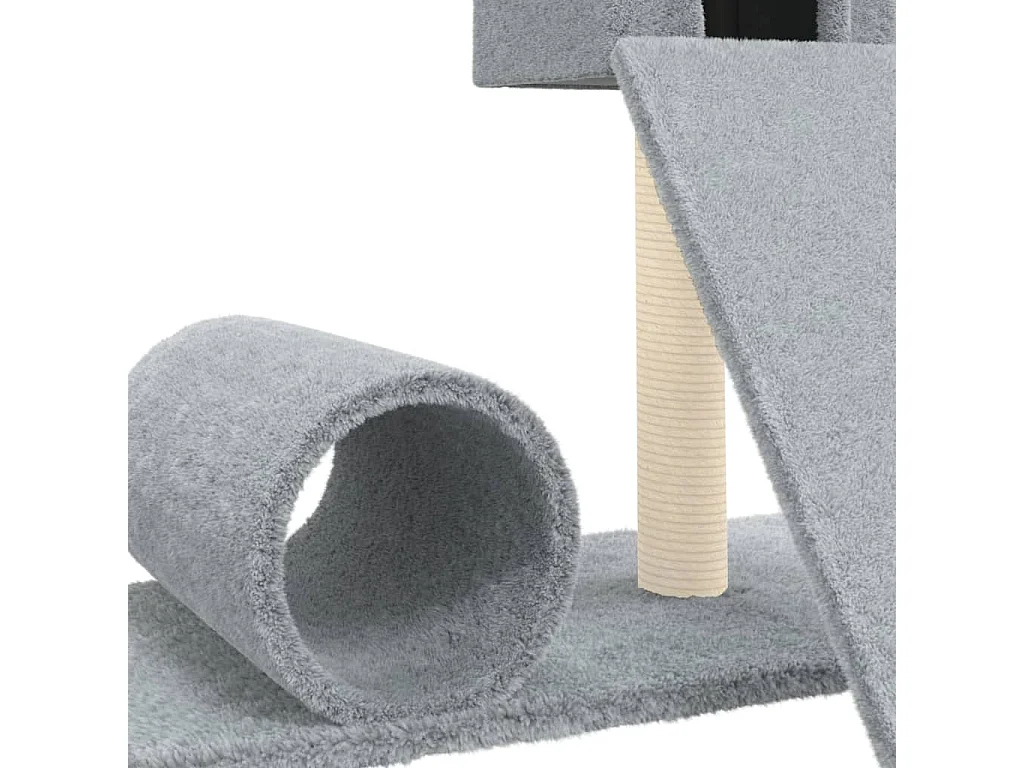 Patrick-Paul  Arbre à chat avec griffoir en sisal Gris clair 59 cm