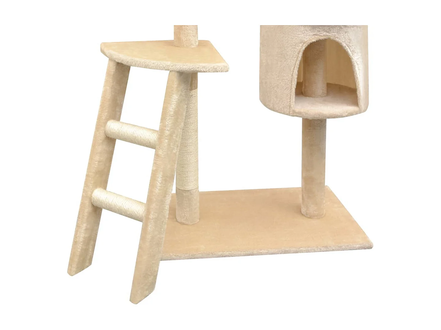 Bellmead  Arbre à chat avec griffoirs en sisal 150 cm Beige