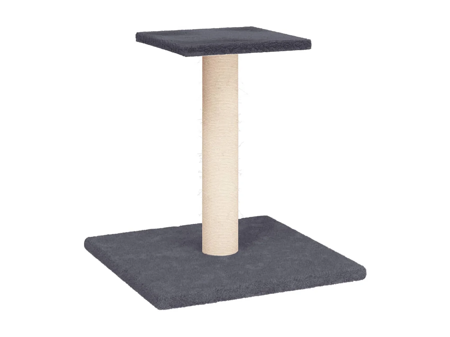 Nornir  Arbre à chat avec plate-forme gris foncé 38 cm