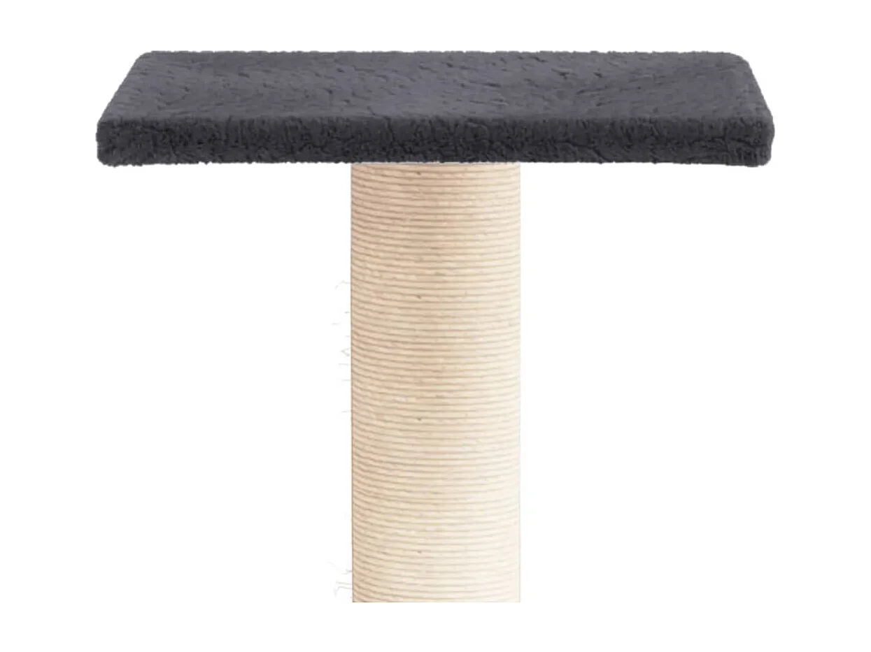 Nornir  Arbre à chat avec plate-forme gris foncé 38 cm