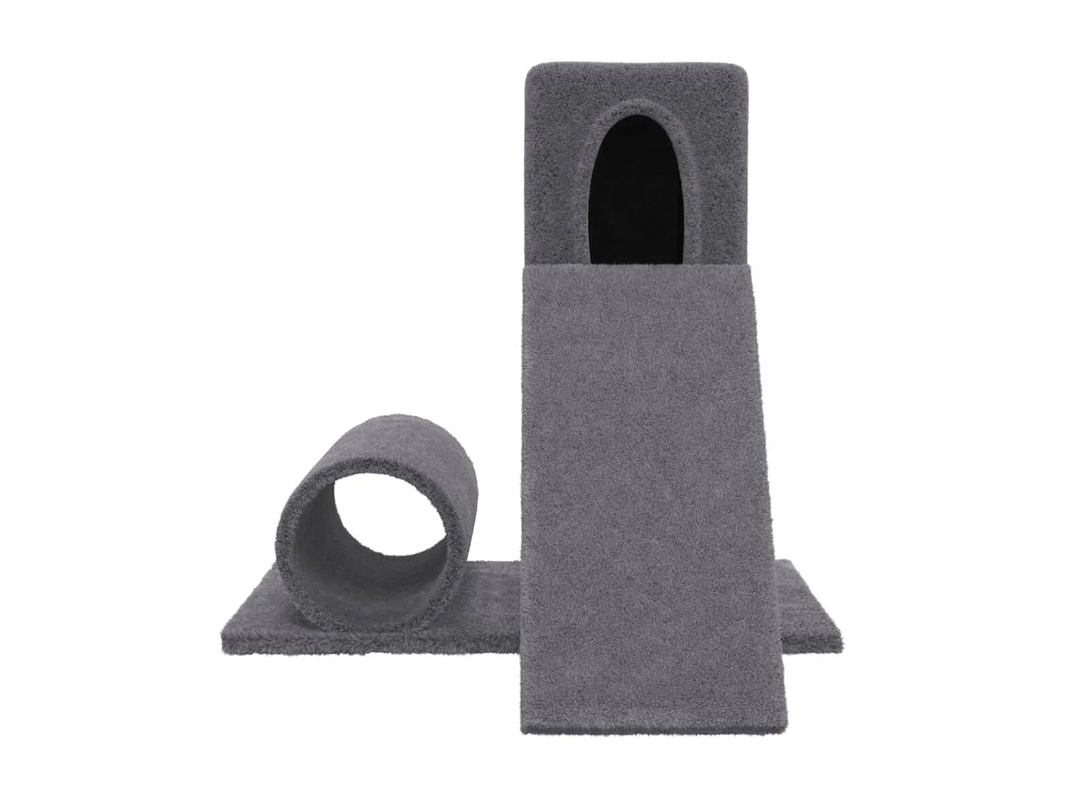 Patrick-Paul  Arbre à chat avec griffoir en sisal Gris foncé 59 cm