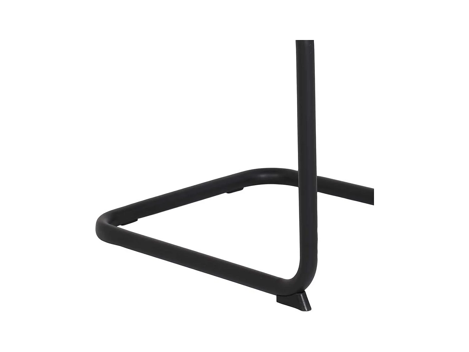 Schwingstühle in Anthrazit Microfaser Metallgestell (Set)