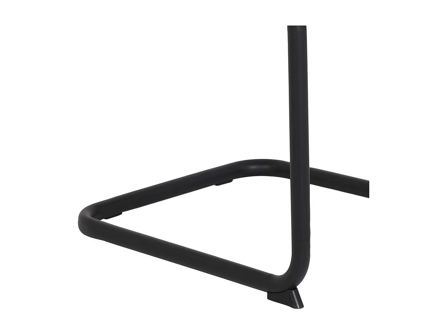 Schwingstühle in Anthrazit Microfaser Metallgestell (Set)