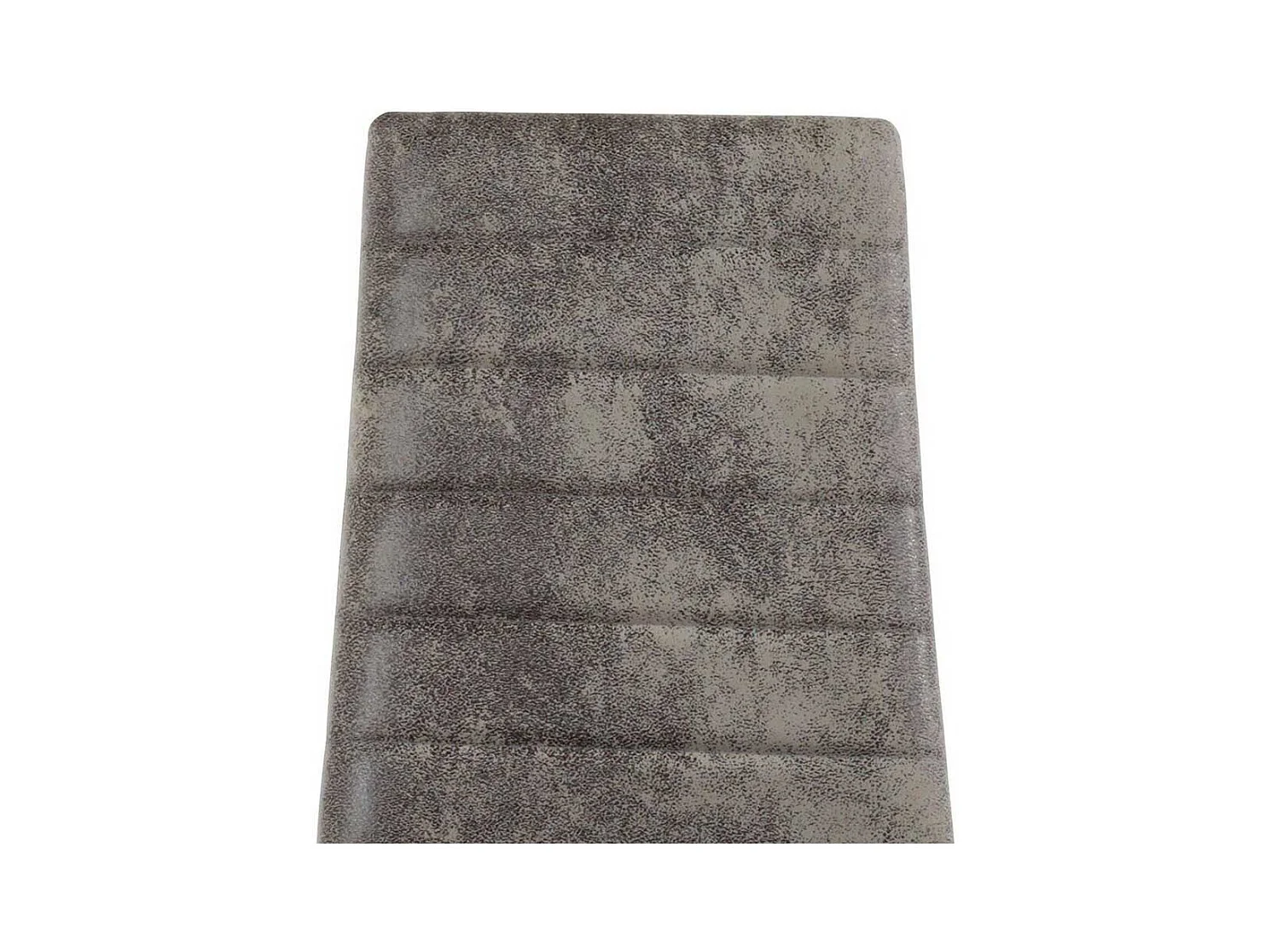 Microfaser Stühle in Hellgrau vier Stuhlbeinen aus Metall (Set)