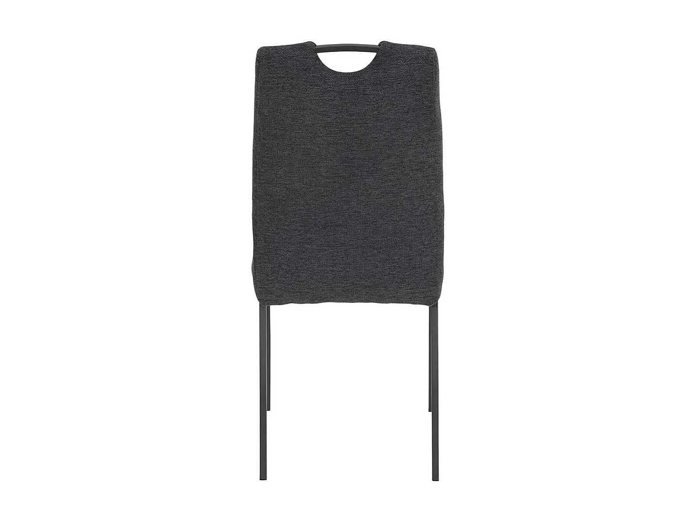 Hochlehner mit Griff in Anthrazit Gestell aus Metall (Set)