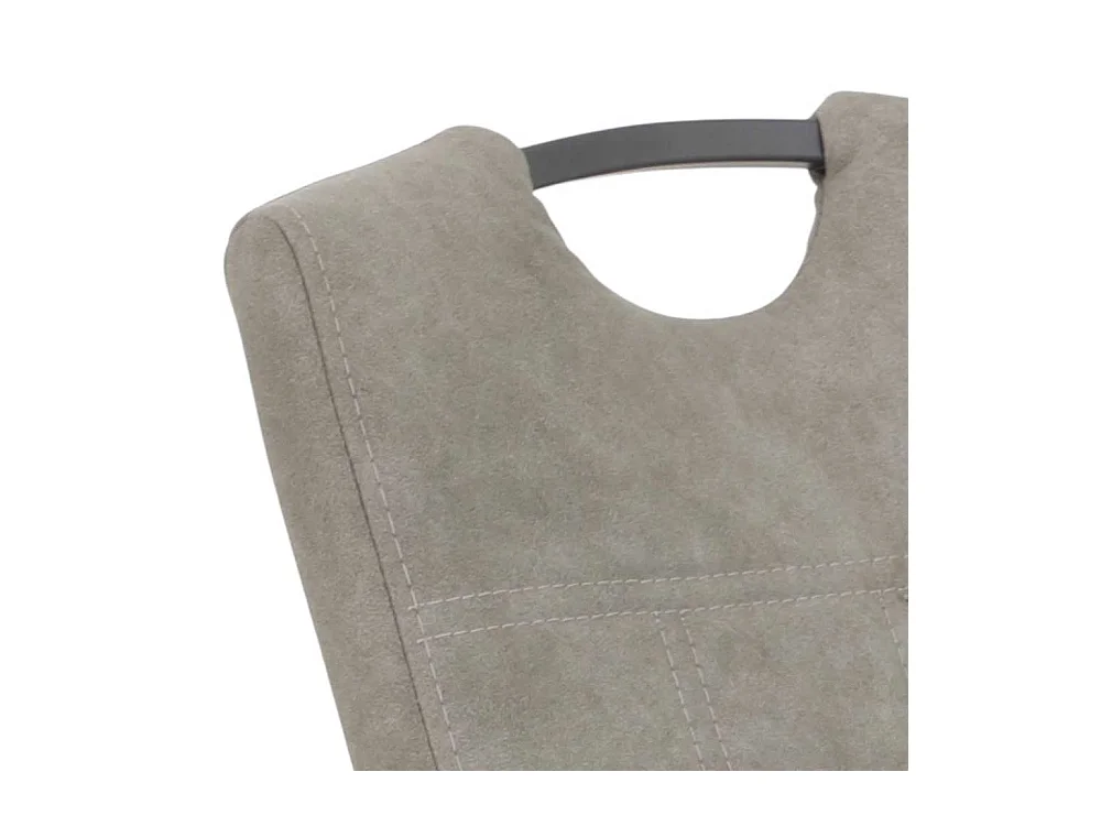 Esstisch Stühle mit Griff Gestell aus Metall (Set)