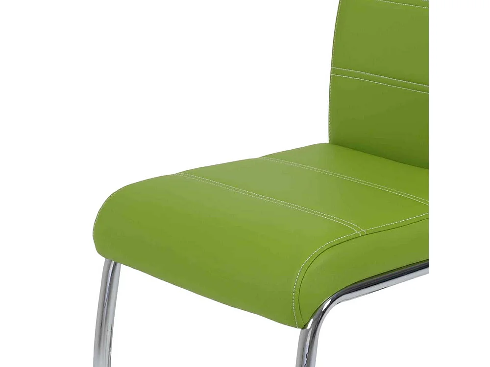 Freischwinger Set in Grün Metall (Set)