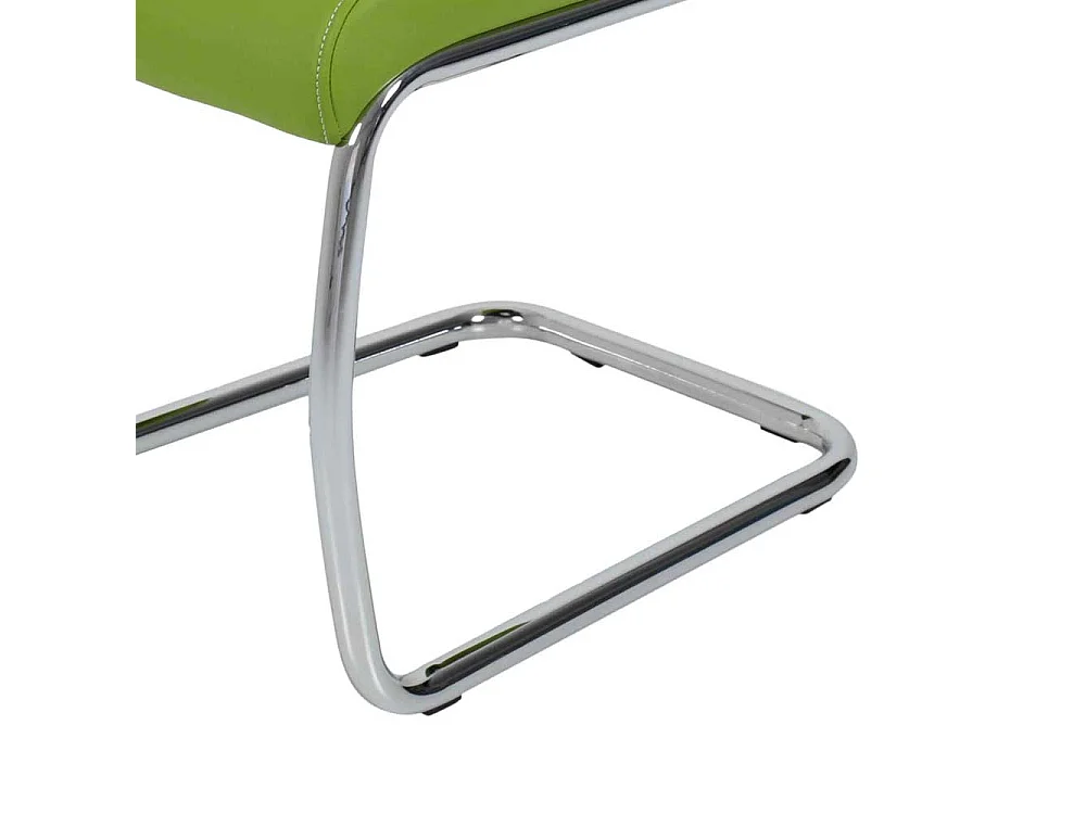 Freischwinger Set in Grün Metall (Set)