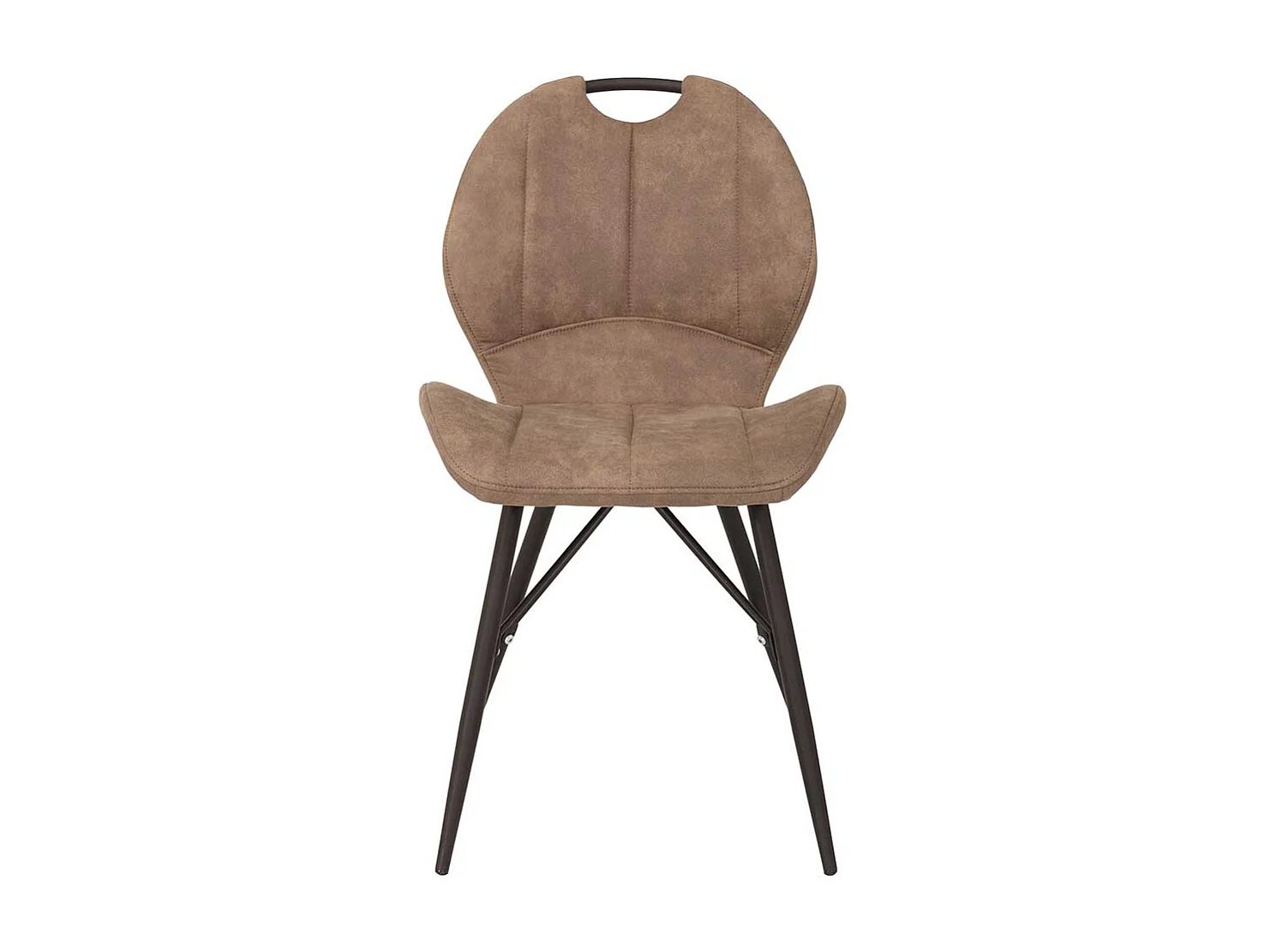 Esstischstuhl Set in Schlammfarben Microfaser 50 cm breit (Set)