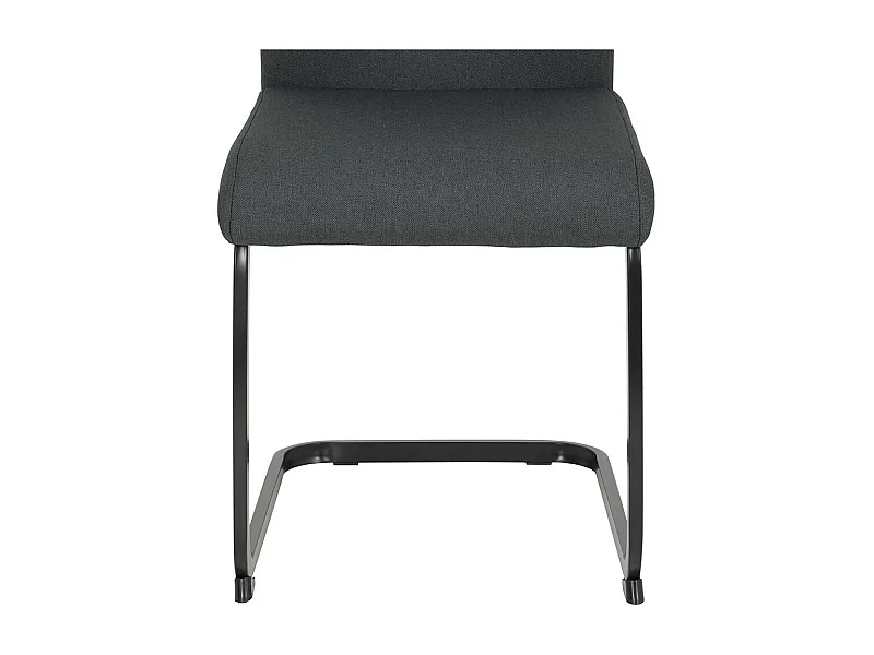 Schwingstühle in Anthrazit und Schwarz hoher Lehne (Set)