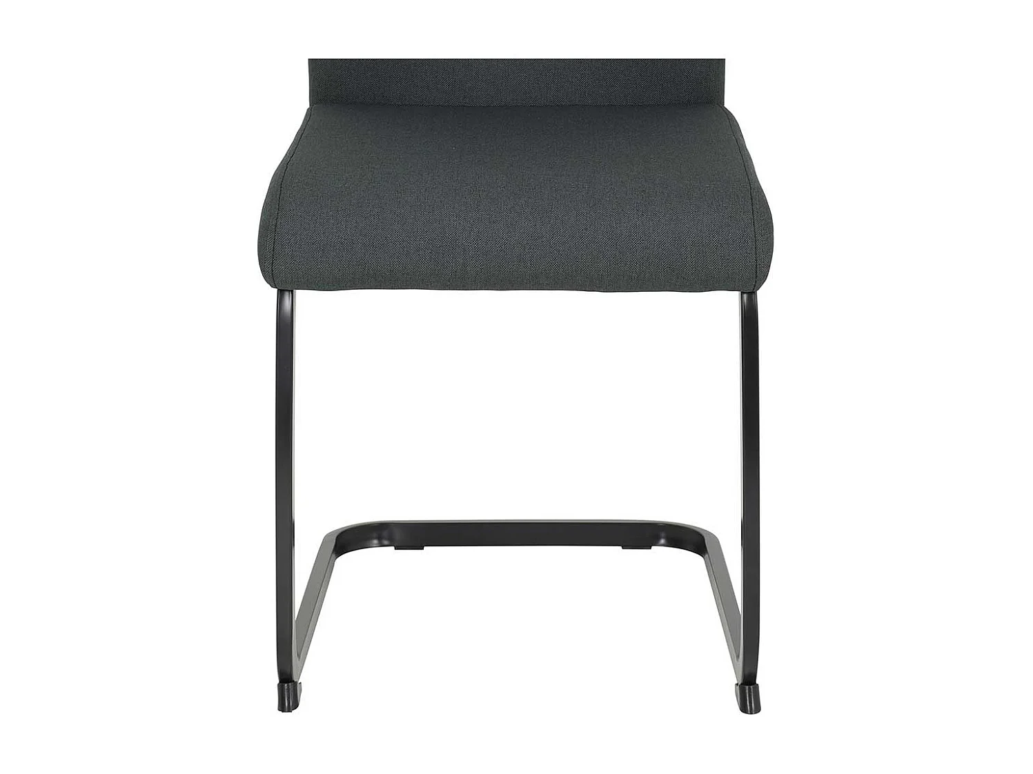 Schwingstühle in Anthrazit und Schwarz hoher Lehne (Set)