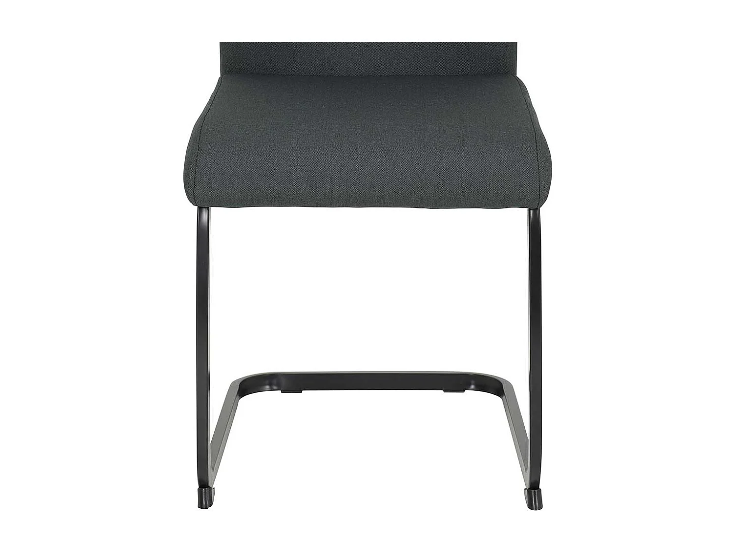 Schwingstühle in Anthrazit und Schwarz hoher Lehne (Set)