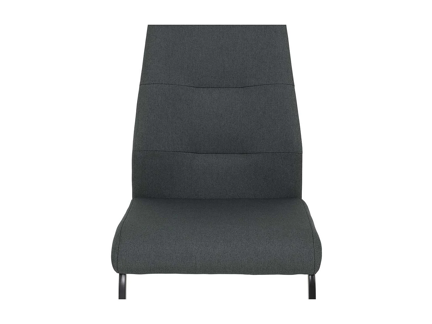 Schwingstühle in Anthrazit und Schwarz hoher Lehne (Set)