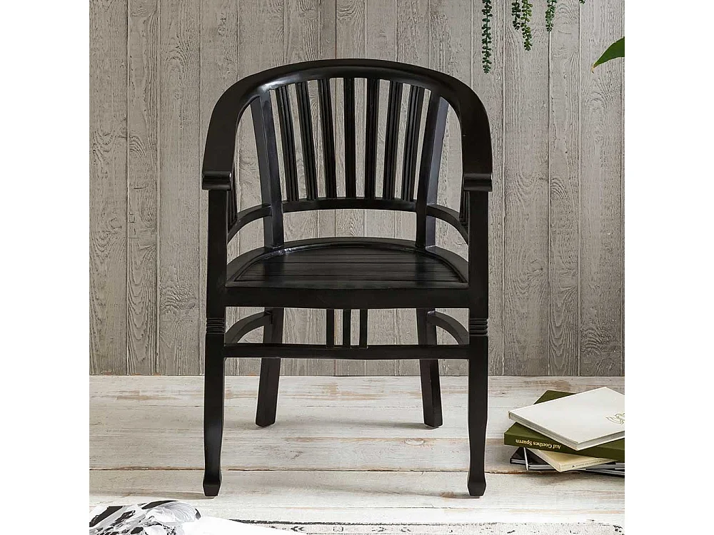 Esszimmerstuhl mit Polsterkissen Kolonialstil