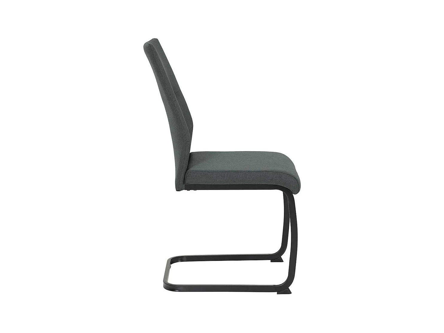 Schwingstühle in Anthrazit und Schwarz hoher Lehne (Set)