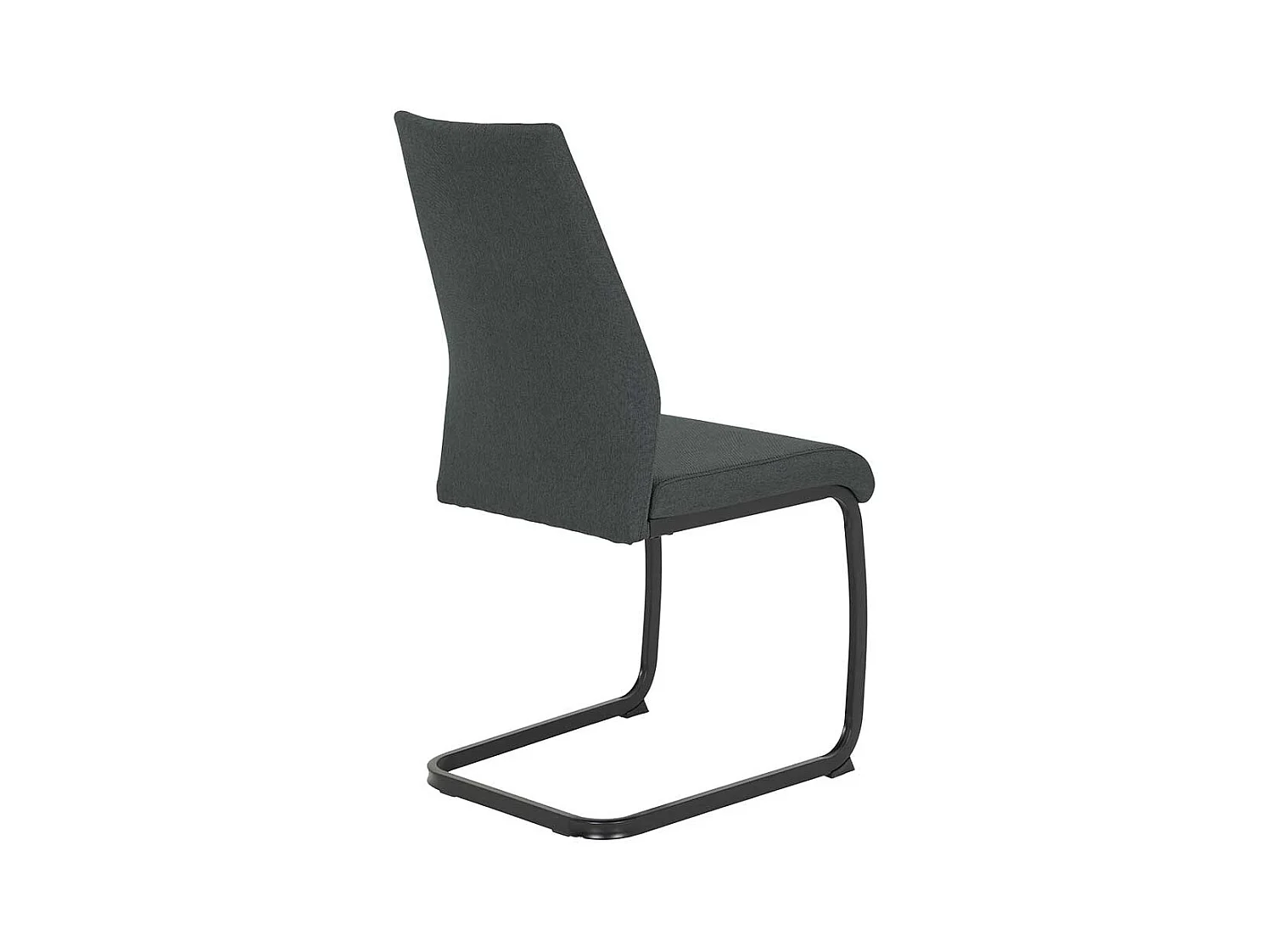 Schwingstühle in Anthrazit und Schwarz hoher Lehne (Set)