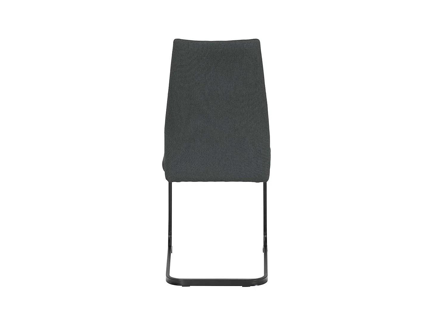 Schwingstühle in Anthrazit und Schwarz hoher Lehne (Set)