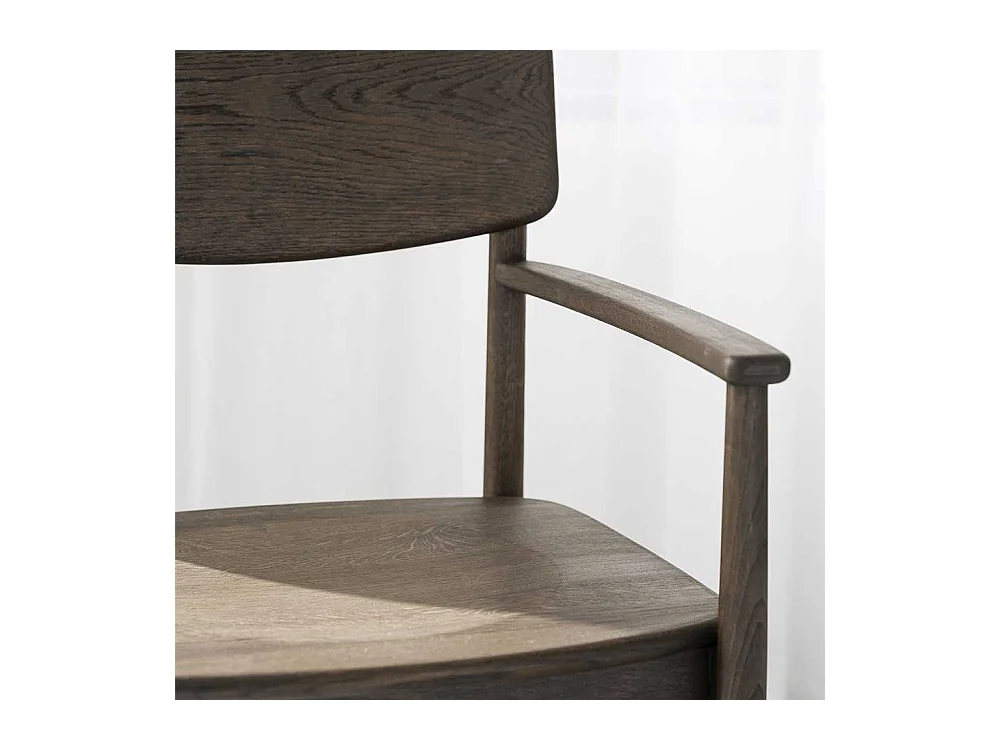 Esszimmerstuhl Stuhl Esszimmer aus Eiche Massivholz in Eiche dunkel