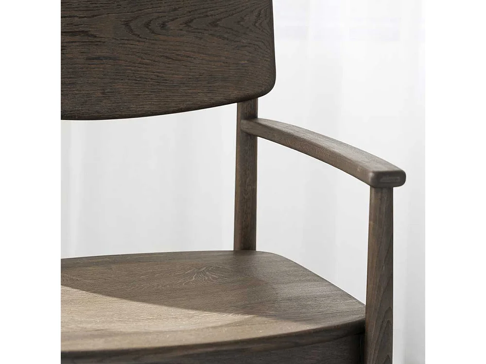Esszimmerstuhl Stuhl Esszimmer aus Eiche Massivholz in Eiche dunkel