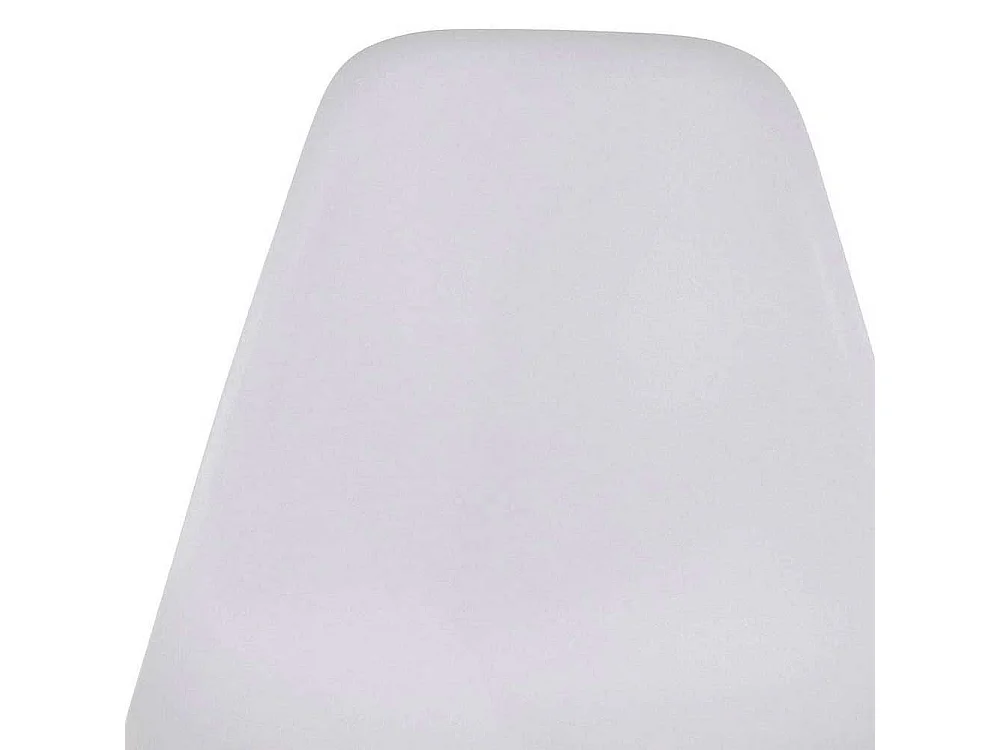 Esstisch Stühle in Weiß Kunststoff Metallgestell in Eichefarben (Set)