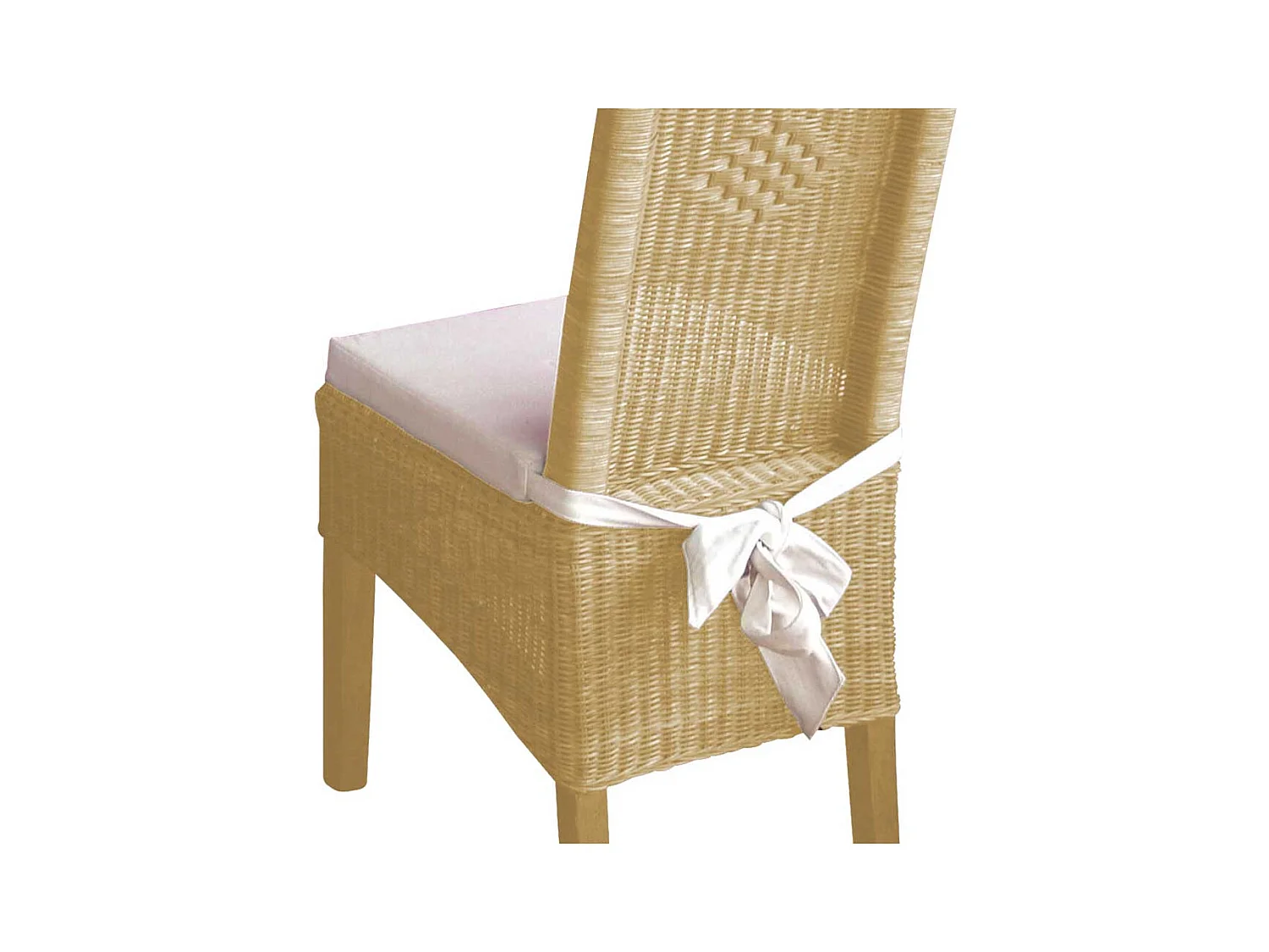 Rattanstuhl Set in Beige Esszimmer (2er Set)
