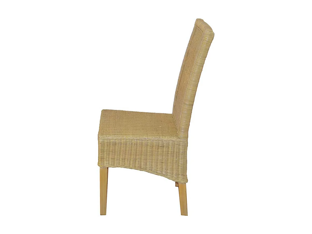 Rattanstuhl Set in Beige Esszimmer (2er Set)