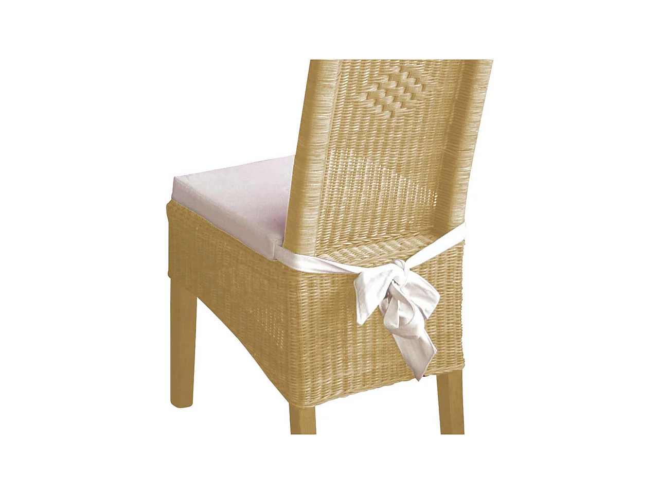 Rattanstuhl Set in Beige Esszimmer (2er Set)