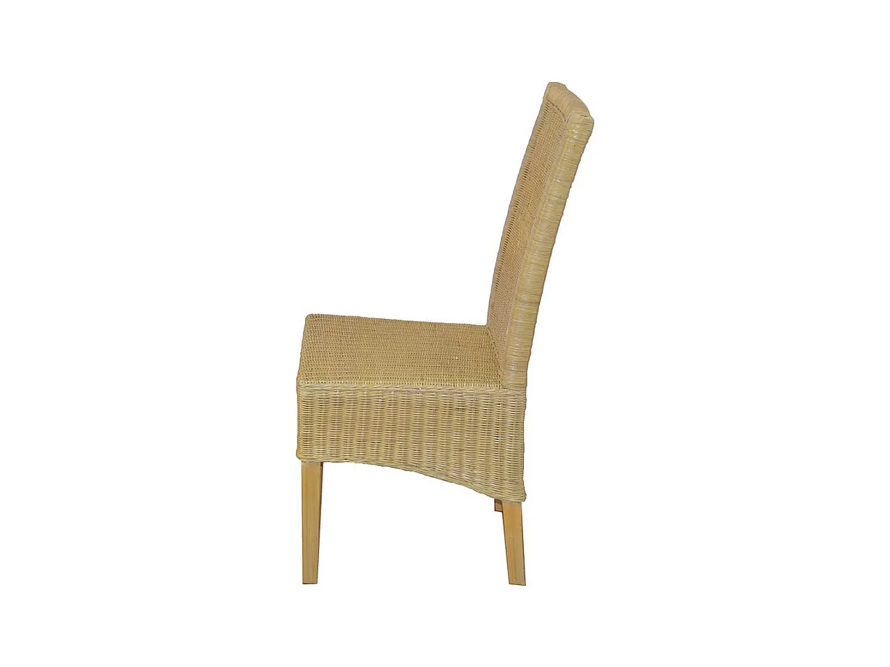 Rattanstuhl Set in Beige Esszimmer (2er Set)