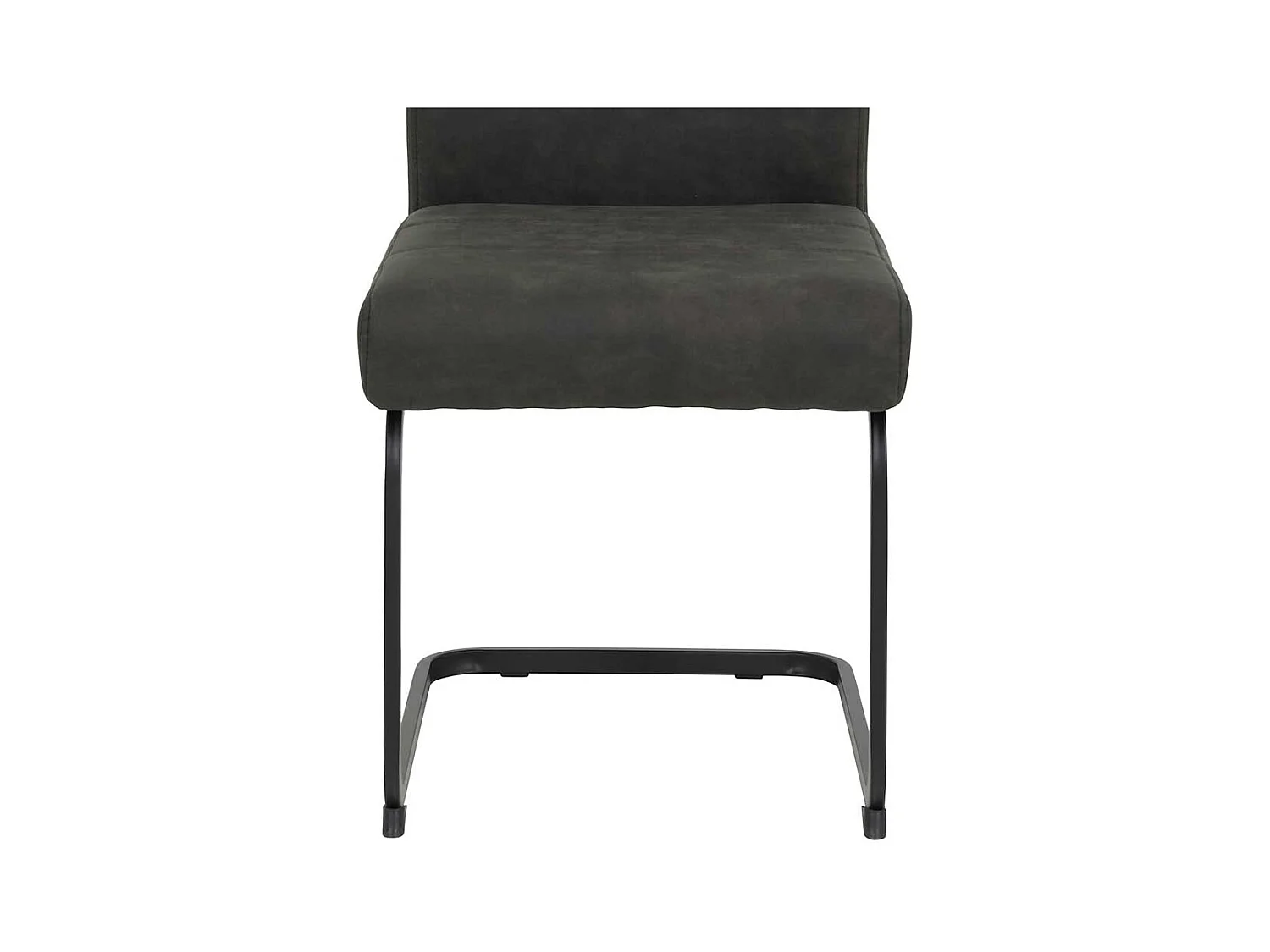 Freischwinger in Anthrazit und Schwarz Griff in der Lehne (Set)