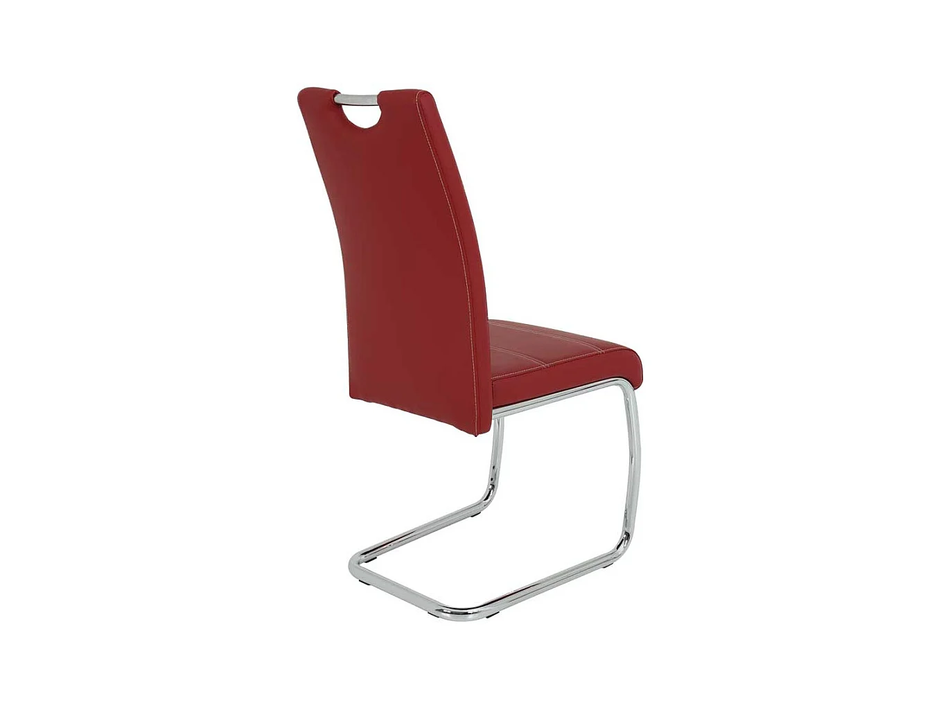 Freischwinger Set in Rot Metall (Set)