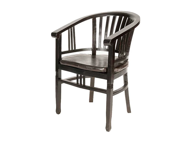 Esszimmerstuhl mit Polsterkissen Kolonialstil