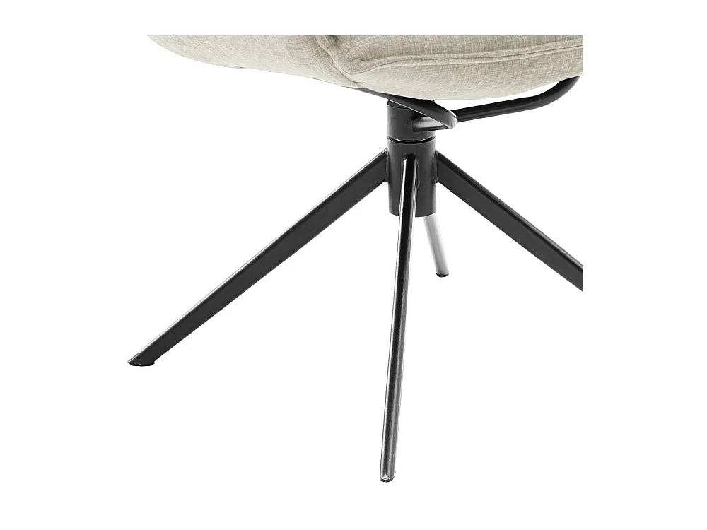 Polsterstuhl Stuhl K�che in Cremewei� um 360 Grad drehbar (2er Set)