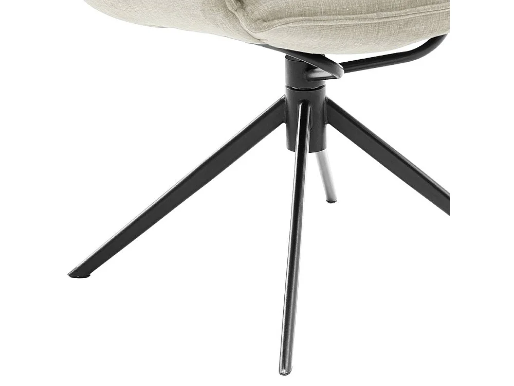 Polsterstuhl Stuhl K�che in Cremewei� um 360 Grad drehbar (2er Set)