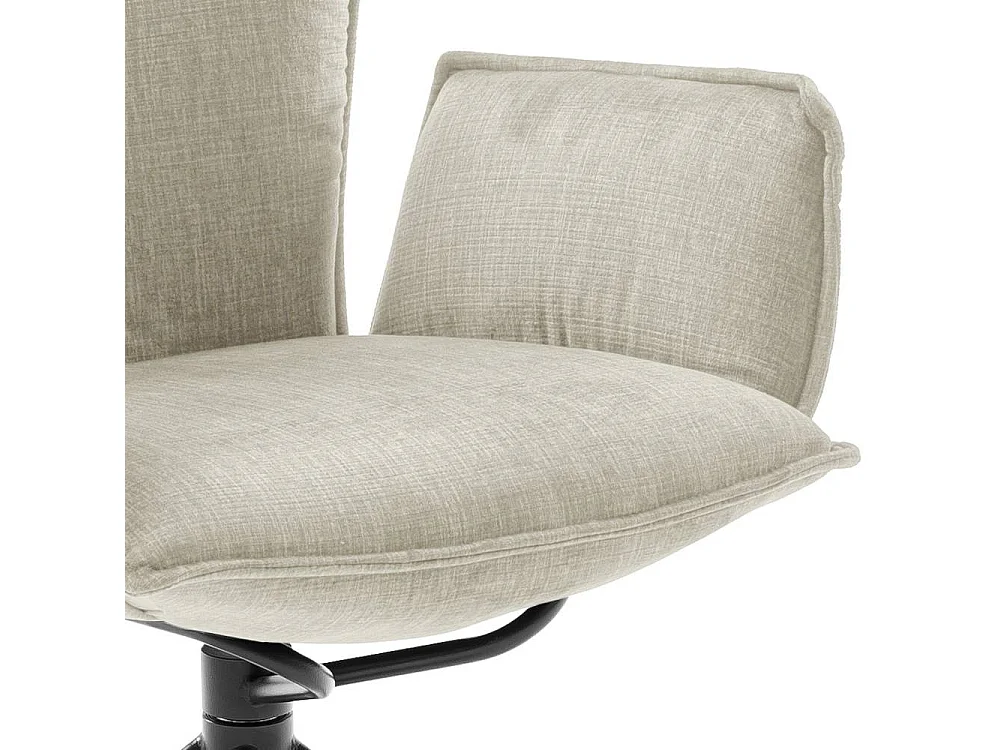 Polsterstuhl Stuhl K�che in Cremewei� um 360 Grad drehbar (2er Set)