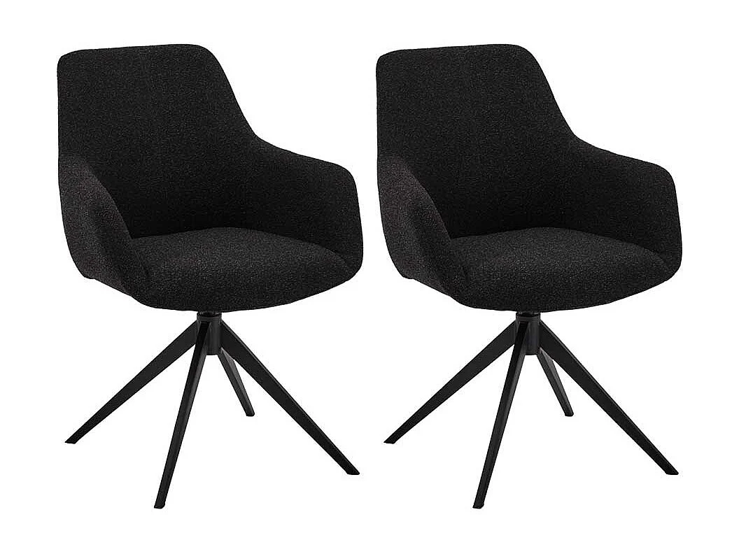 Esstisch Stühle Esstischstuhl mit Armlehnen und gepolsterter Rückenlehne (2er Set)