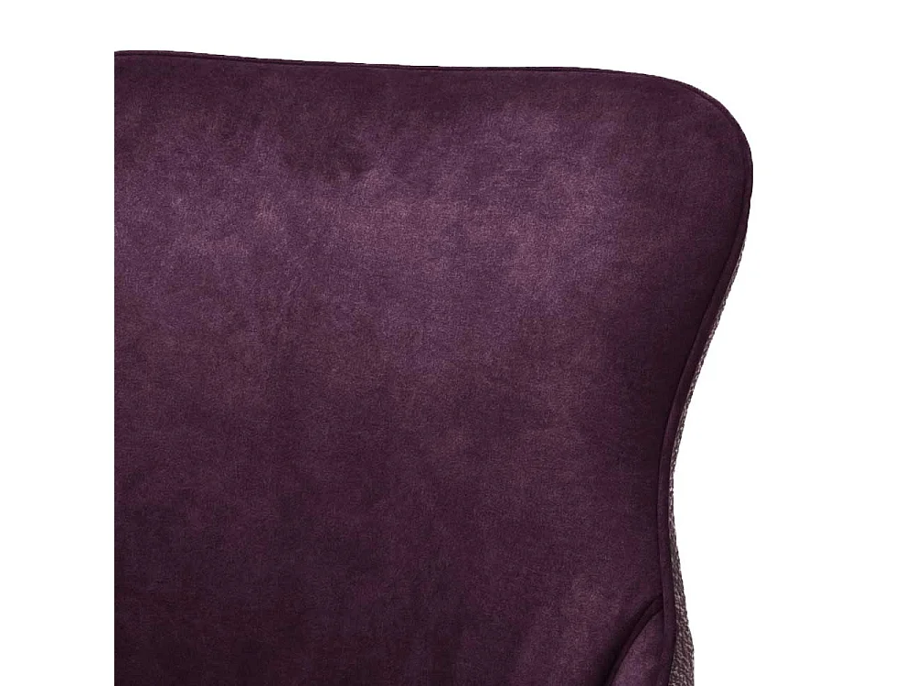 Esszimmer Polsterst�hle in Dunkelrot Stoff Edelstahl (2er Set)