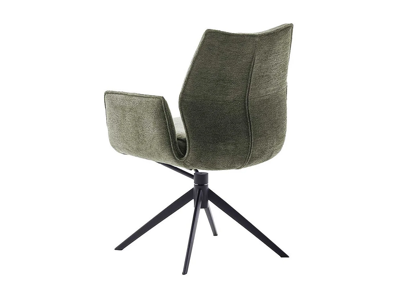 Armlehnstuhl Esszimmerstuhl in modernem Design mit Gestell aus Metall (2er Set)