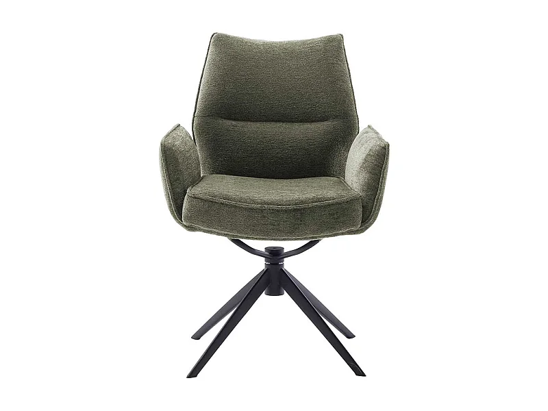 Armlehnstuhl Esszimmerstuhl in modernem Design mit Gestell aus Metall (2er Set)