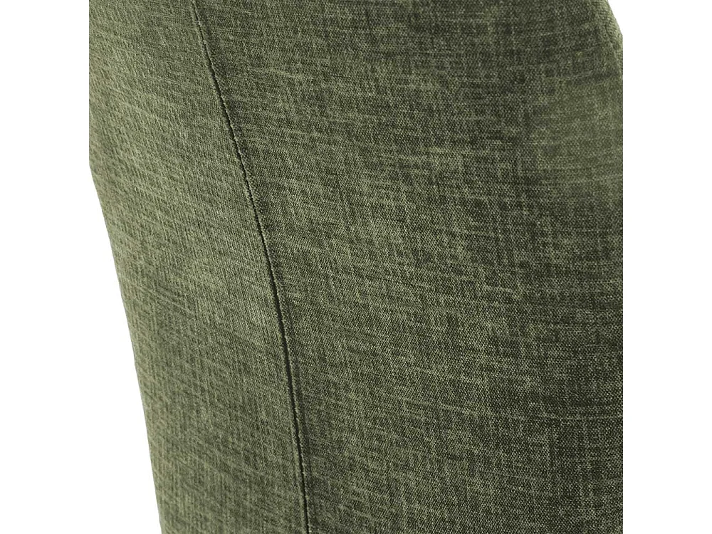 Drehbare Esszimmerstühle in Oliv Grün Schwarz (2er Set)