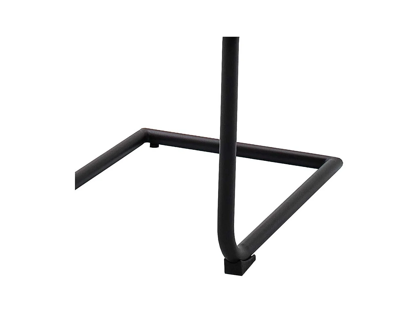 Microfaser Freischwinger in Anthrazit modern (4er Set)