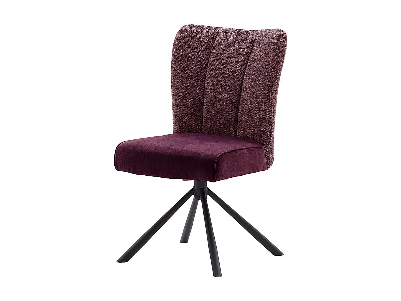 Design Esszimmerst�hle in Dunkelrot hoher Lehne (2er Set)