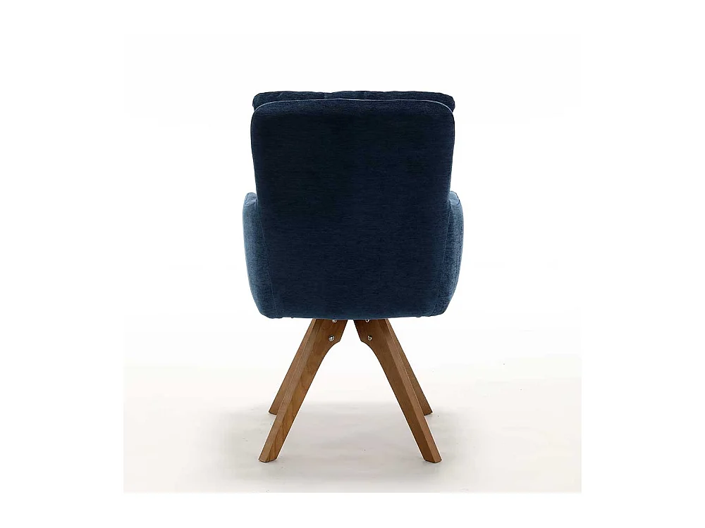 Polsterstuhl Esszimmerstuhl drehbar mit Armlehnen (2er Set)