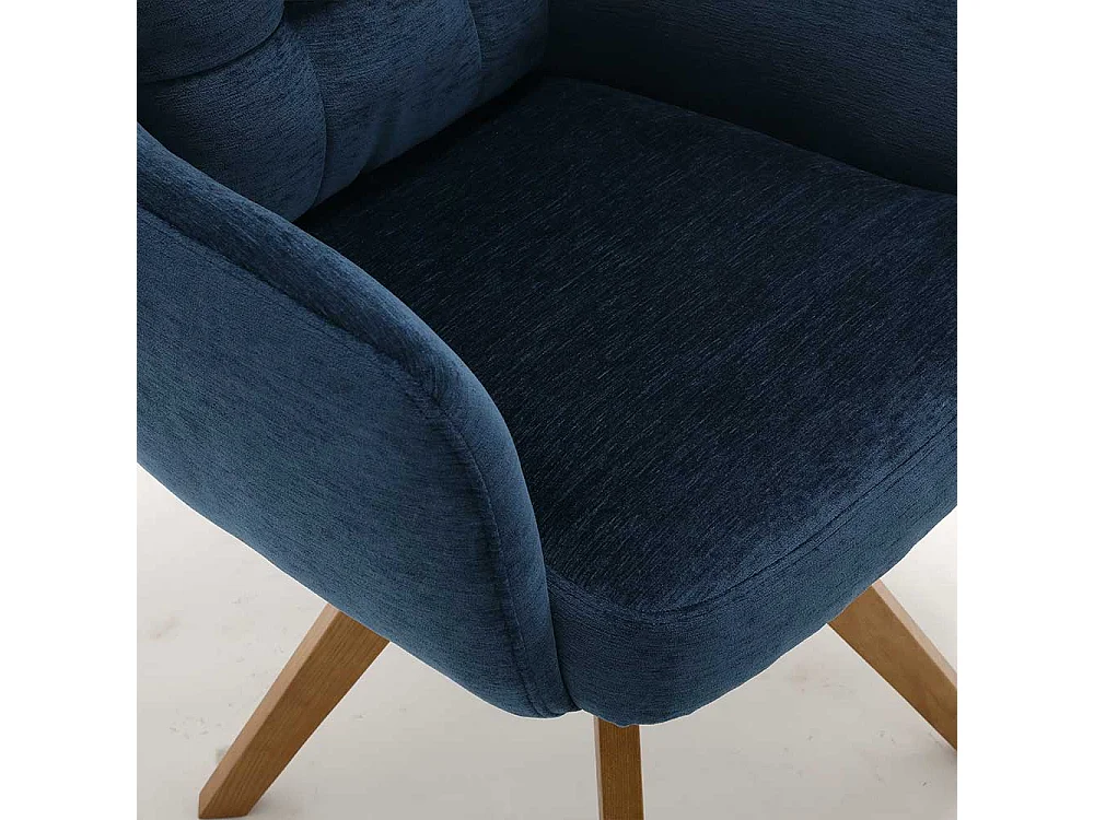 Polsterstuhl Esszimmerstuhl drehbar mit Armlehnen (2er Set)