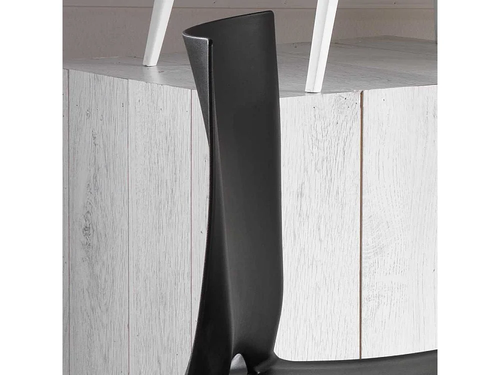 Esstischstuhl in Schwarz stapelbar (4er Set)