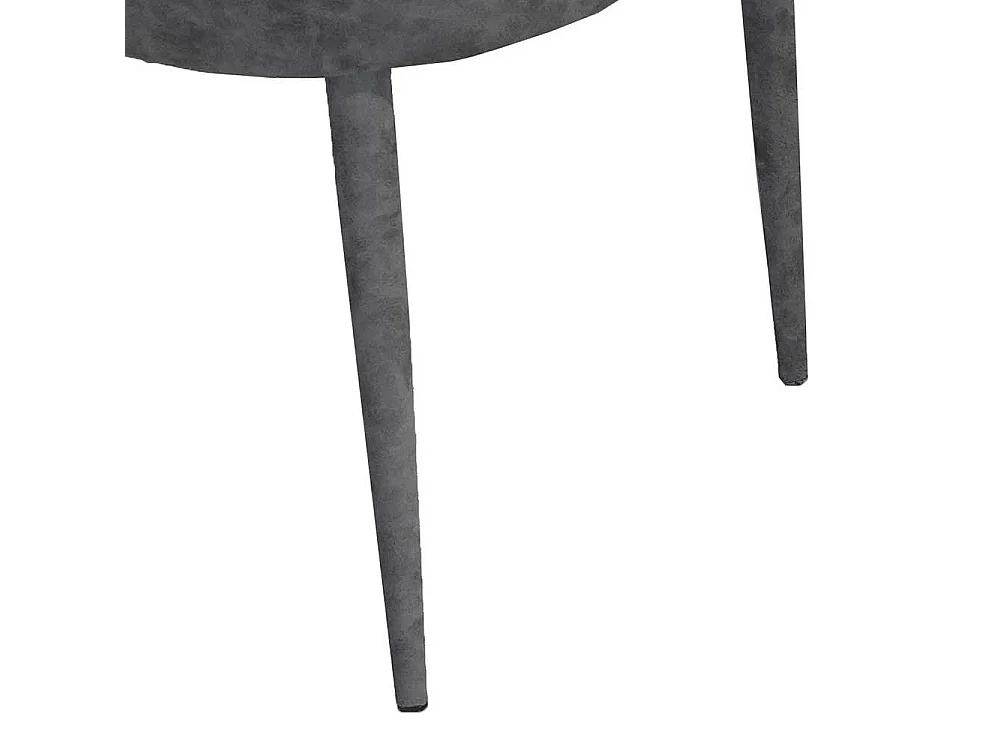 Polsterstuehle Esszimmer in Grau gesteppt hoher Lehne (2er Set)