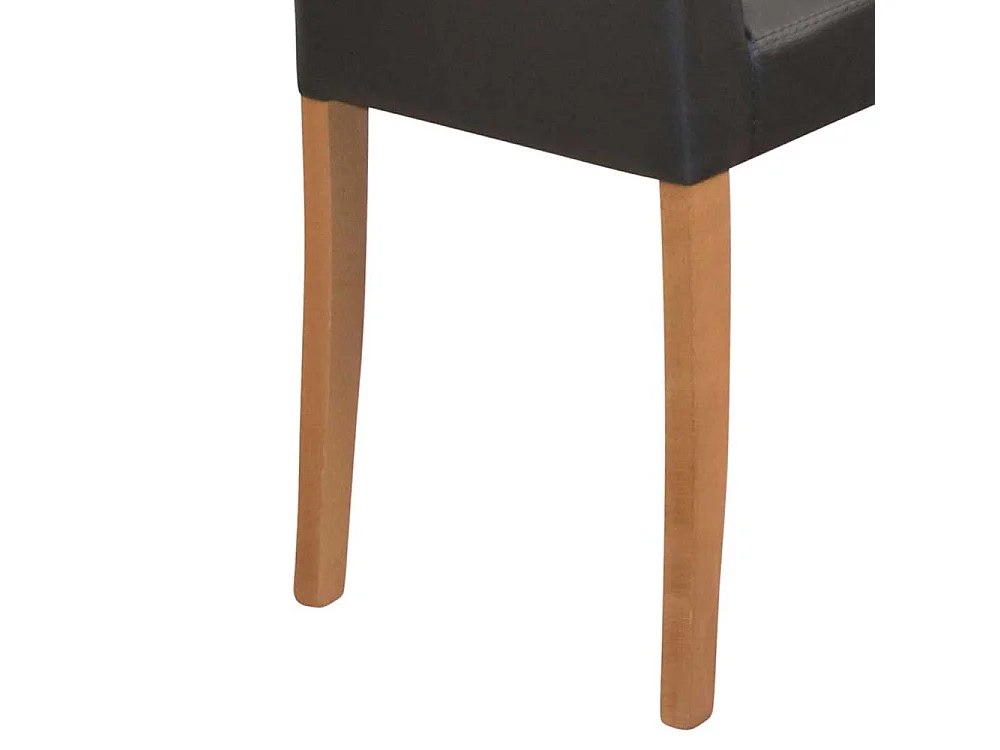 Esstischstühle Hochlehner in Schwarz Eichefarben (2er Set)