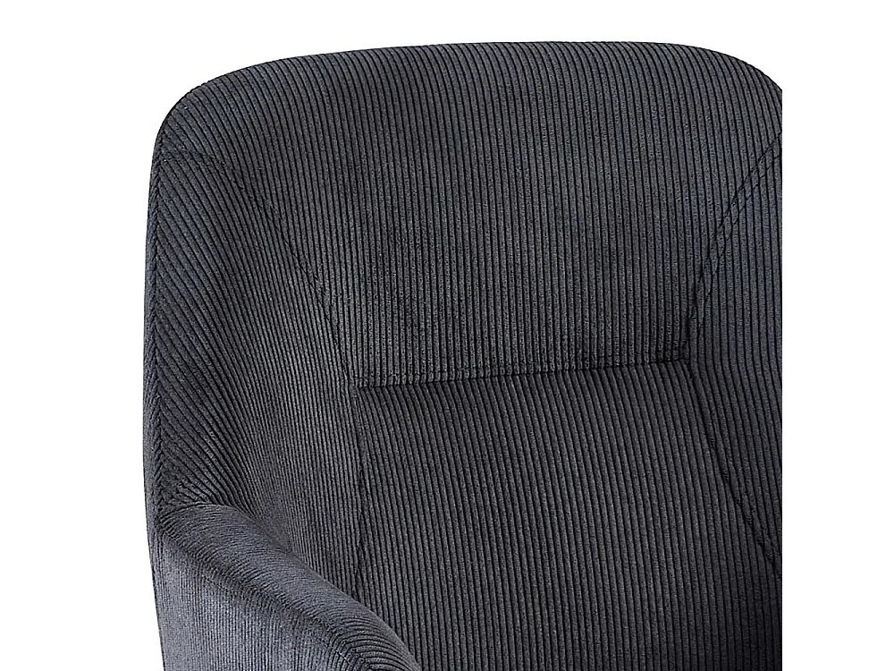 2 Stühle drehbar mit Armlehnen Gestell aus Metall (2er Set)