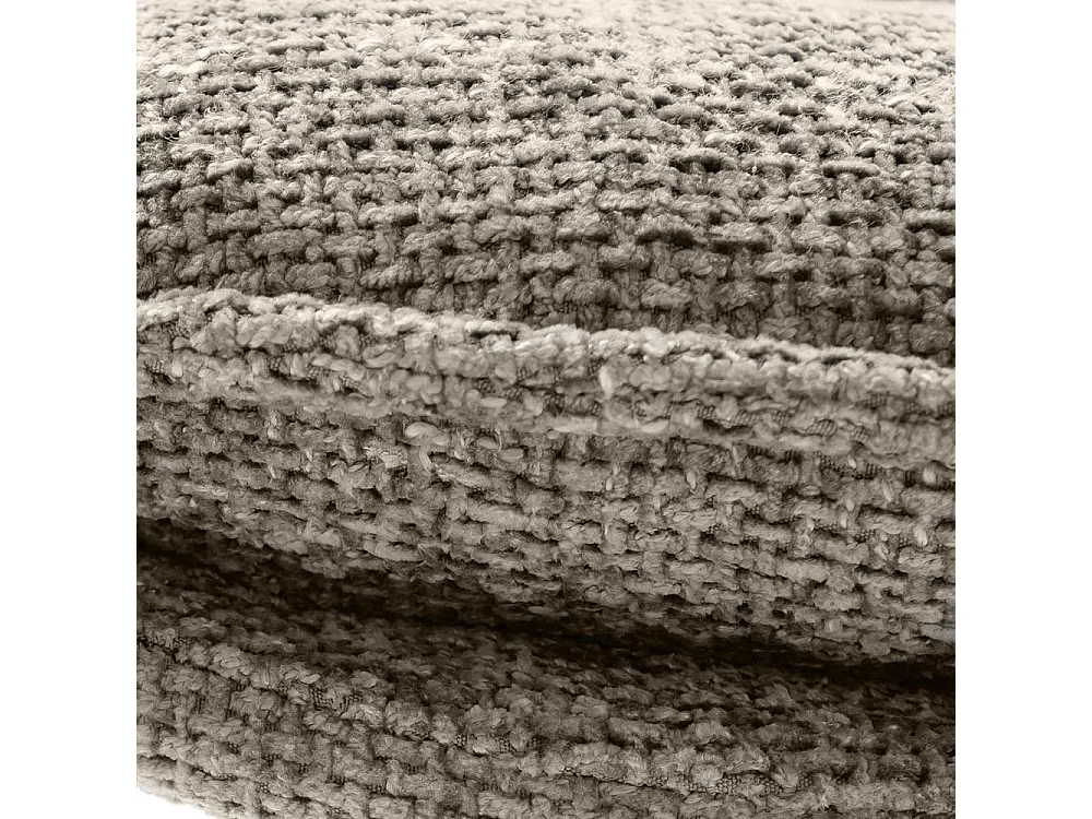 Polsterstuhl in Taupe Gestell aus Metall (2er Set)