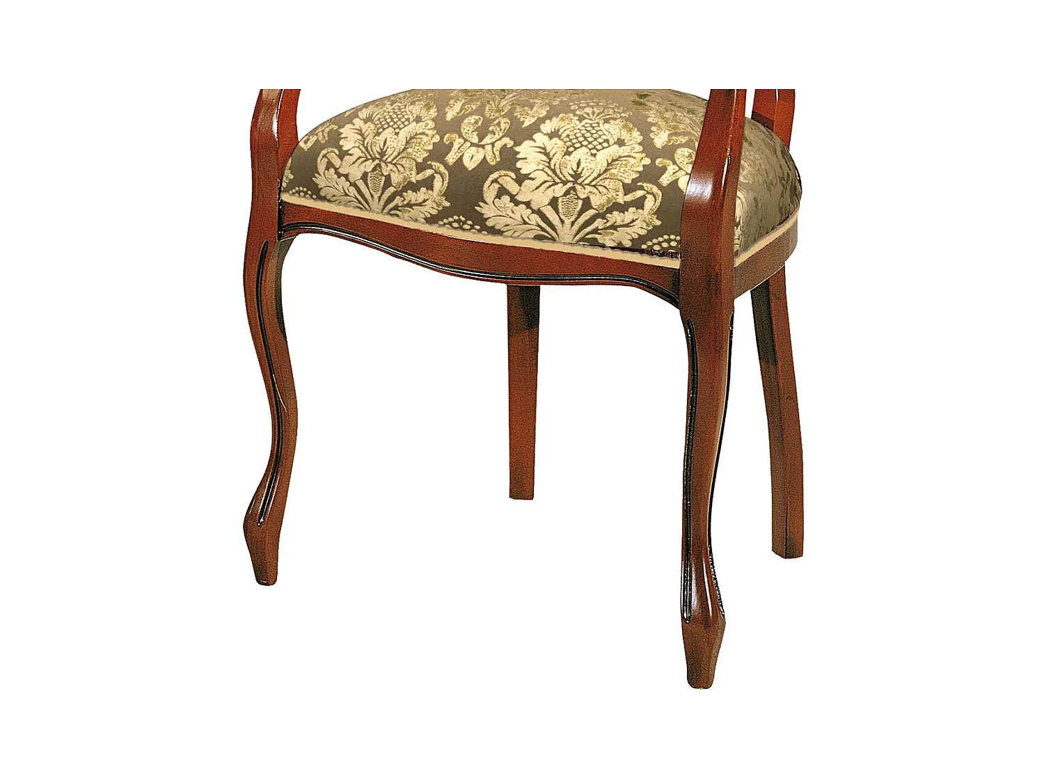 Esstisch Armlehnstuhl mit Armlehnen & hoher Lehne Barockstil